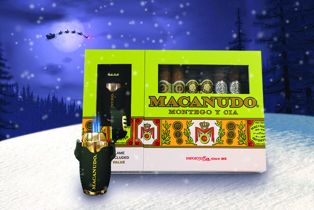 Macanudo Holiday Gift With Torch Lighter