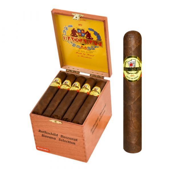 baccarat rothschild maduro box of 25