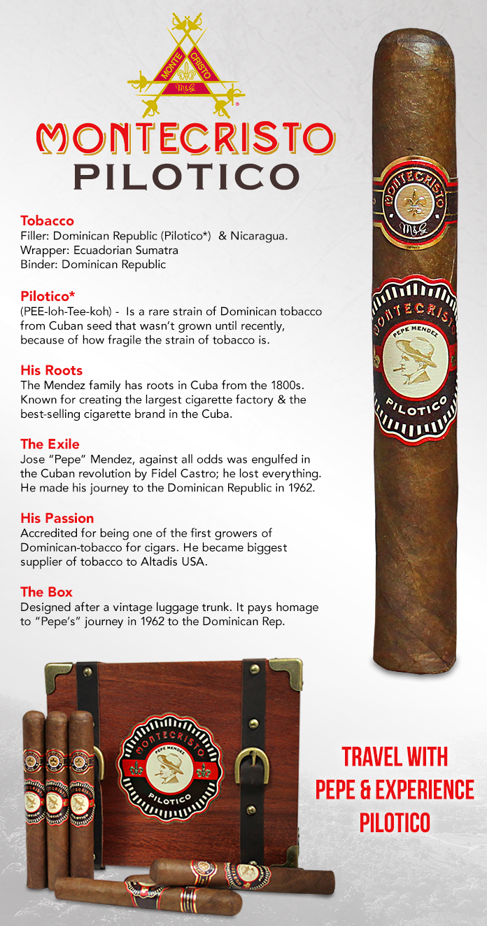 montecristo pilotico pepe mendez infographic